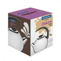 Chaleira Tramontina Em Aço Inox Cabo Preto 18 Cm 2,2 L - 2