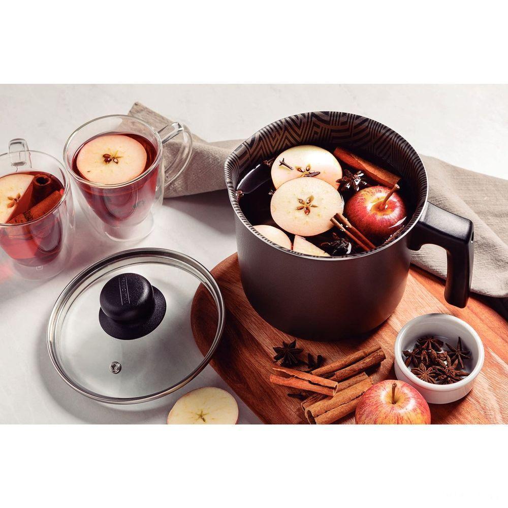 Fervedor Tramontina Paris Antiaderente Starflon Max Chumbo Com Tampa De Vidro 14 Cm 1,9 L Tramontina - 4