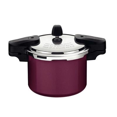 Panela De Pressão Torino Vermelho Alumínio Cerâmico