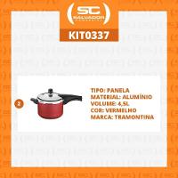 Kit - 2 Panelas De Pressão 4,5 Vancouver Vermelha - Tramontina - 2