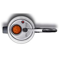 Panela De Pressão De Aluminio Polido 4,5 Litros Com Visor - 5