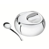 Açucareiro Porta Açúcar 320ml Em Aço Inox Com Colher - Tramontina 64400500 - 1