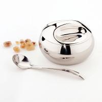 Açucareiro Porta Açúcar 320ml Em Aço Inox Com Colher - Tramontina 64400500