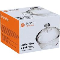 Açucareiro 12X12X12Cm 270Ml Vidro Transp Com Tampa - 3