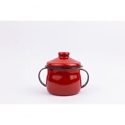 Açucareiro Esmaltado Vermelho 500ml Esmaltados Silva 2279