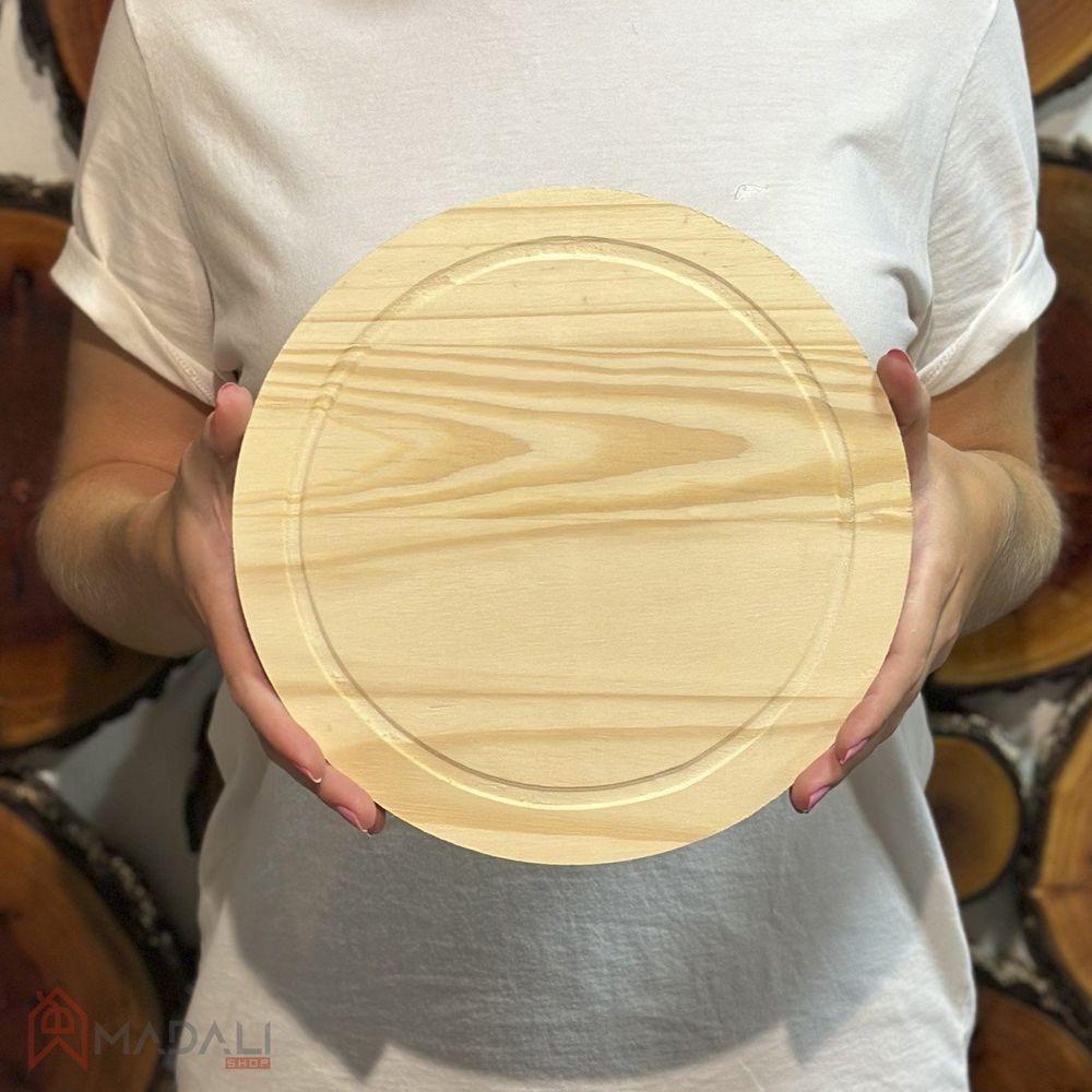 Tábua De Madeira Pinus Com Canaleta Redonda - Stolf 24cm - 4