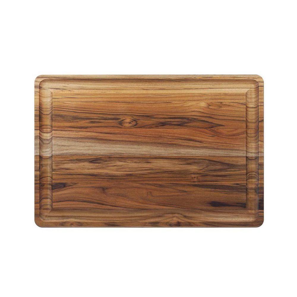 Tábua De Carne De Madeira Para Churrasco Com Canaleta - Stolf 48x30 - 1