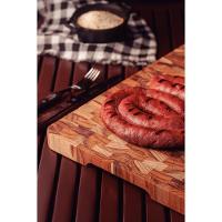 Tábua Cubus Com Empunhadura Churrasco Em Madeira Teca Fsc Com Acabamento Em óleo Mineral - 5