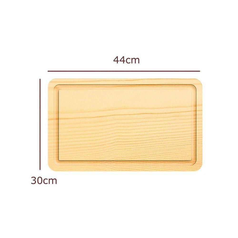 Tábua De Madeira Pinus Com Canaleta - Stolf - 4