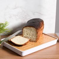 Tabua De Pão Migalheiro Bambu 53X23X3,2 Bene Casa - 1