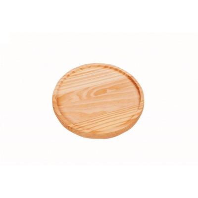 Tábua De Madeira Redonda Com Rebaixe 28X2,5Cm