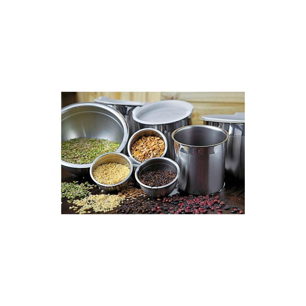 Recipiente Tramontina Cucina Em Aço Inox Com Tampa Plástica Preparar E Servir 28 Cm 8,3 L Tramontina - 3