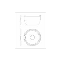 Recipiente Tramontina Cucina Em Aço Inox Com Tampa Plástica Preparar E Servir 28 Cm 8,3 L Tramontina - 5