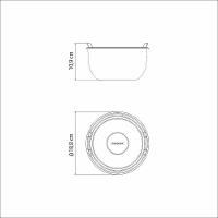 Recipiente Tramontina Cucina Em Aço Inox Com Tampa Plástica Preparar E Servir 16 Cm 1,6 L Tramontina - 7