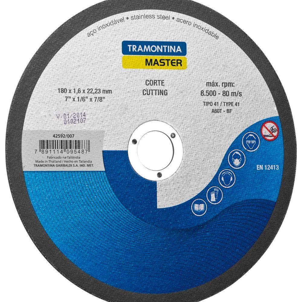Disco De Corte Fino 7´´ Para Inox E Materiais Endurecidos - 2