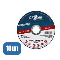10 Discos Corte Std Aço/inox 115x1,0x22mm - Ciser - 1