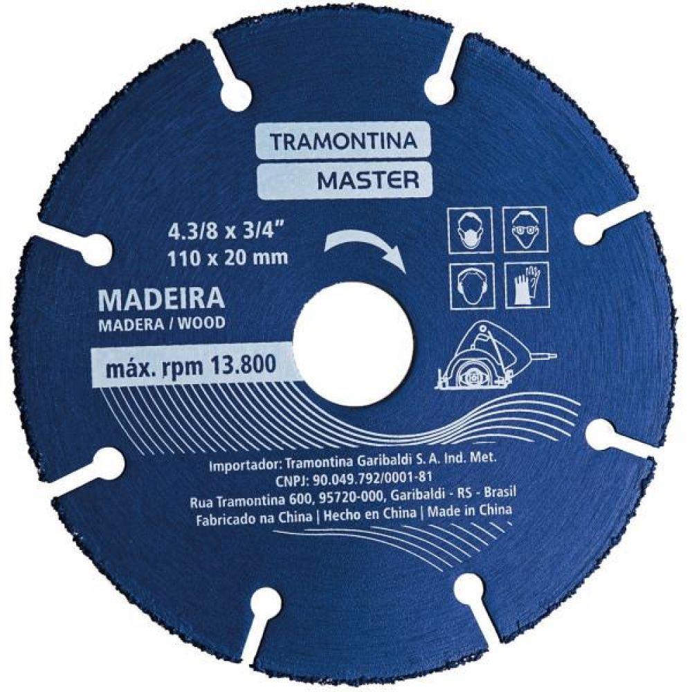 Disco De Corte Para Madeira 4.3/8´´ Para Serra Mármore - 1