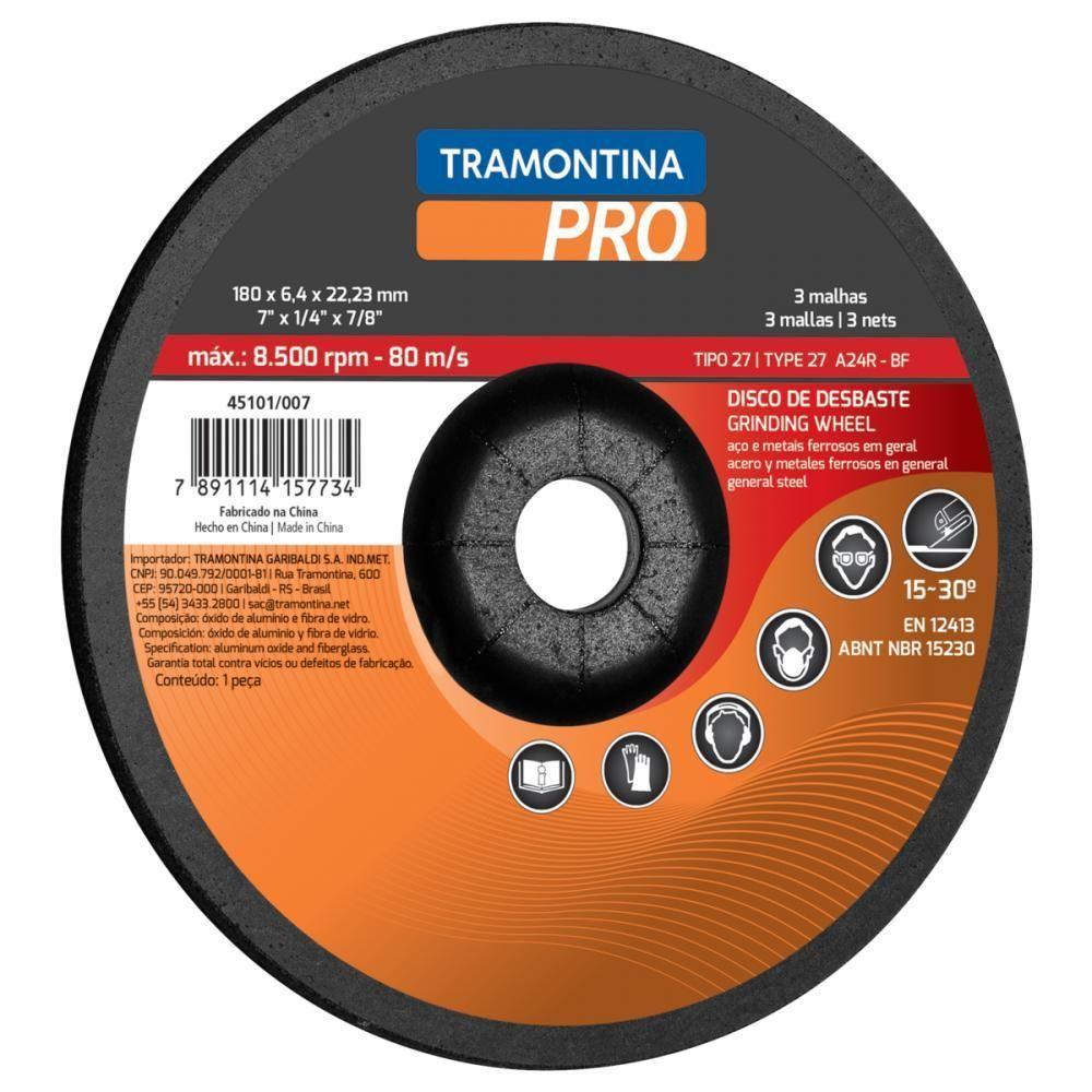 Disco De Desbaste 4.1/2" P/ Aços E Metais Ferrosos Em Geral - 3