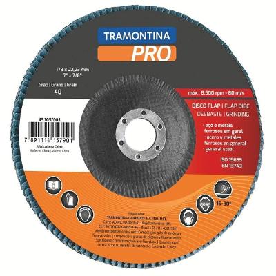 Disco Flap 7" Grão 60 Tramontina Pro Tramontina