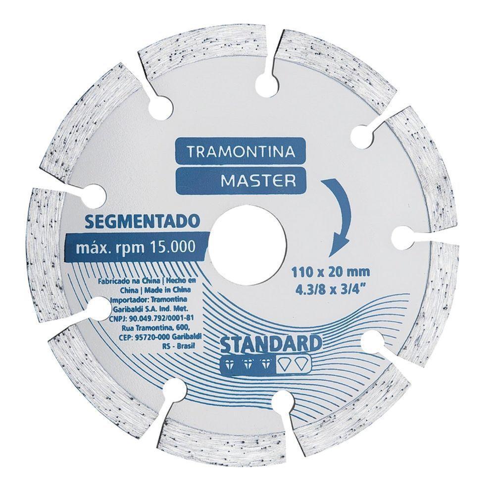Disco De Corte Diamantado Segmentado 4.3/8" Tramontina Standard Tramontina - 1