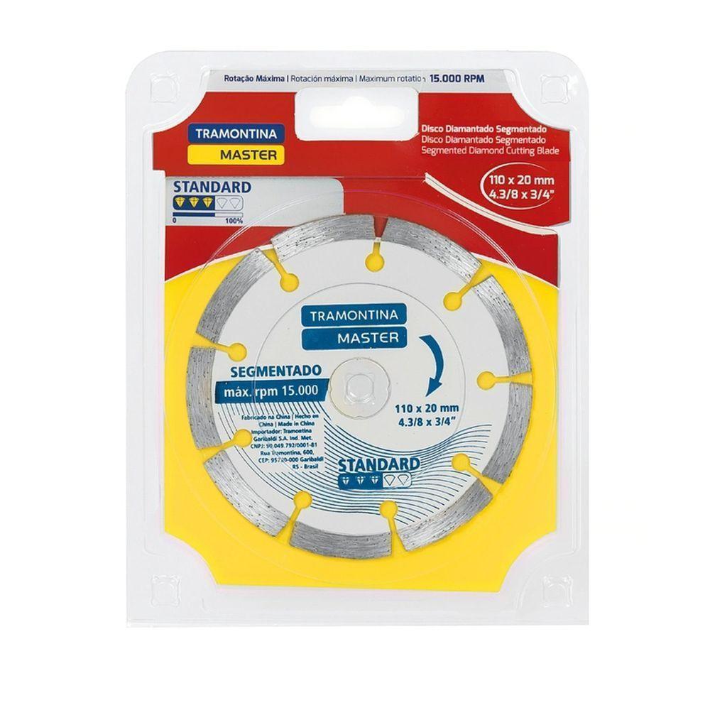 Disco De Corte Diamantado Segmentado 4.3/8" Tramontina Standard Tramontina - 2