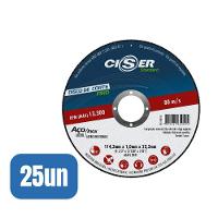25 Discos Corte Std Aço/inox 115x1,0x22mm - Ciser - 4