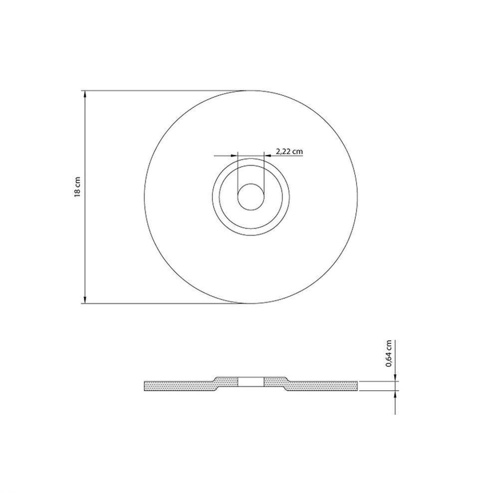 Disco De Desbaste 7" Tramontina Para Aços E Metais Tramontina - 3