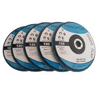 10 Discos Flap 7 X 7/8 X 6.4 Grão 120 - 2