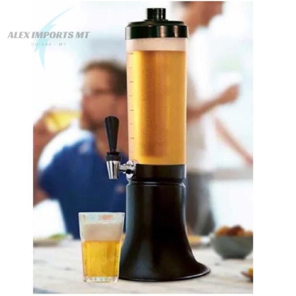 Torre Chopp 2 Litros Com Refil Tubo Em Gel Pra Bar - 3