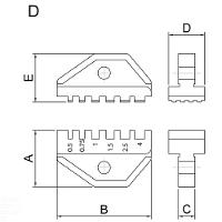 Mandíbula Para Alicate Crimpador Modelo D Tramontina Pro Tramontina - 6