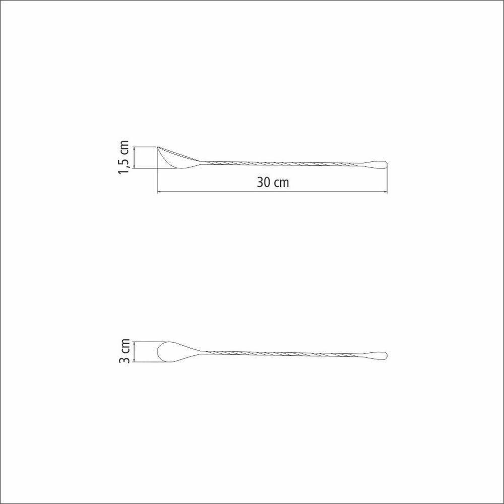 Colher Bailarina Espiral Tramontina Em Aço Inox 30 Cm Tramontina - 5