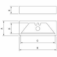 Lâmina Para Faca Industrial 10 Peças Tramontina Pro Tramontina - 2