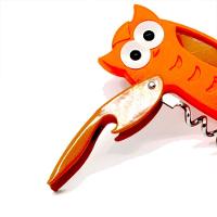 Saca Rolhas Abridor Garrafa Vinho Tradicional Coruja Prana - 3