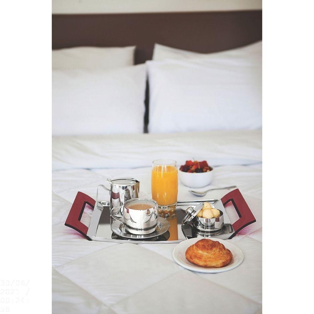 Kit Para Chá E Capuccino Em Aço Inox Acabamento Brilho Com Xícara Pires E Colher 18 Peças - 8