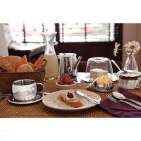 Kit Para Chá E Capuccino Em Aço Inox Acabamento Brilho Com Xícara Pires E Colher 18 Peças - 7