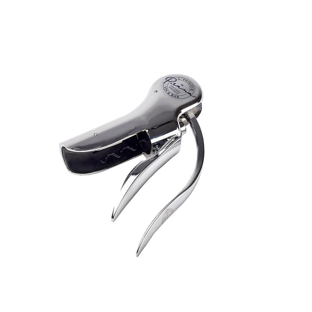 Saca Rolhas Cromado Vinho Abridor Garrafa L'primeur Prana - 5