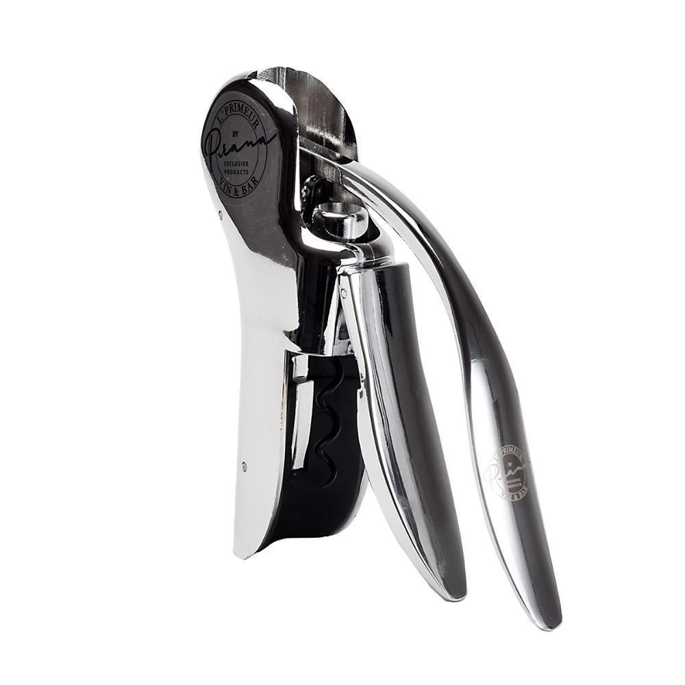 Saca Rolhas Cromado Vinho Abridor Garrafa L'primeur Prana - 6