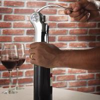 Saca Rolhas Cromado Vinho Abridor Garrafa L'primeur Prana - 3