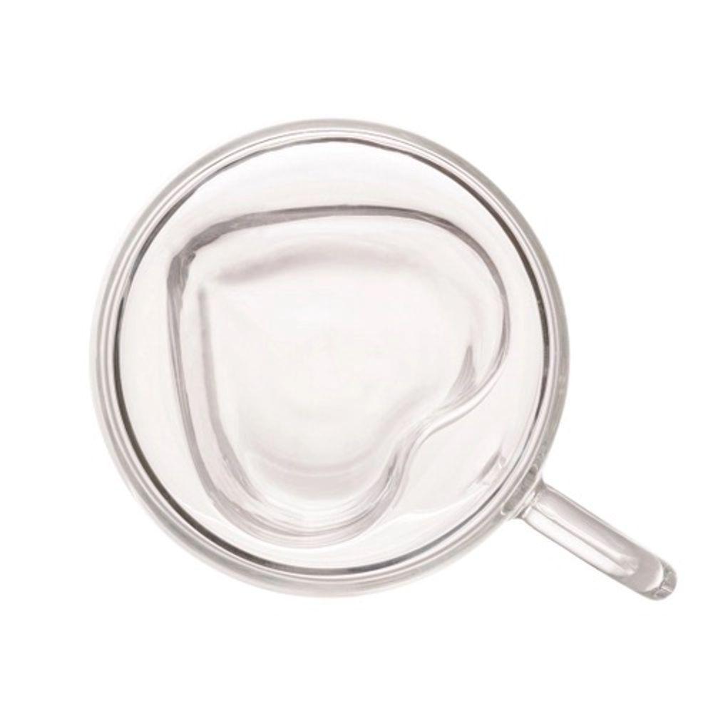 Cj 2 Xicaras P/cafe 2 Parede De Vidro Borossilicato 80ml - 8