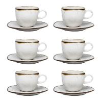 Conjunto De Xícara De Chá Com Pires 06 Peças Ryo Maresia Oxford - 1