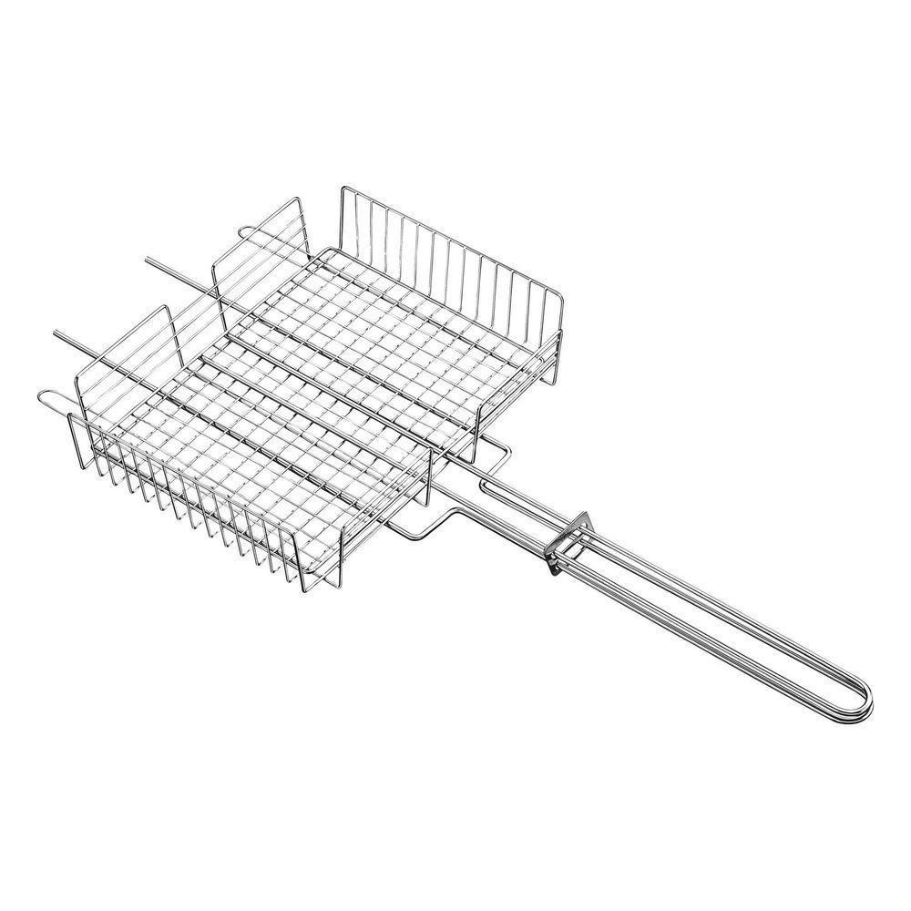 Grelha Multiuso Tramontina Churrasco Em Aço Inox 70,2 X 31,5 Cm Tramontina - 1