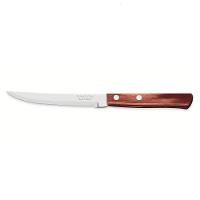 Faca Para Churrasco 5" Tramontina Em Aço Inox E Cabo Em Madeira Polywood Vermelho Tramontina - 1