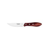 Faca Para Churrasco Jumbo Com Lâmina Em Aço Inox E Cabo De Madeira Polywood Vermelho 5" - 1