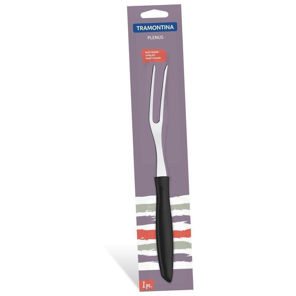 Garfo Trinchante Tramontina Plenus Com Lâmina Em Aço Inox E Cabo De Polipropileno Preto Tramontina - 2