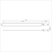Espeto Duplo Para Churrasco Tramontina Com Lâmina Em Aço Inox E Cabo De Madeira 95 Cm Tramontina - 2