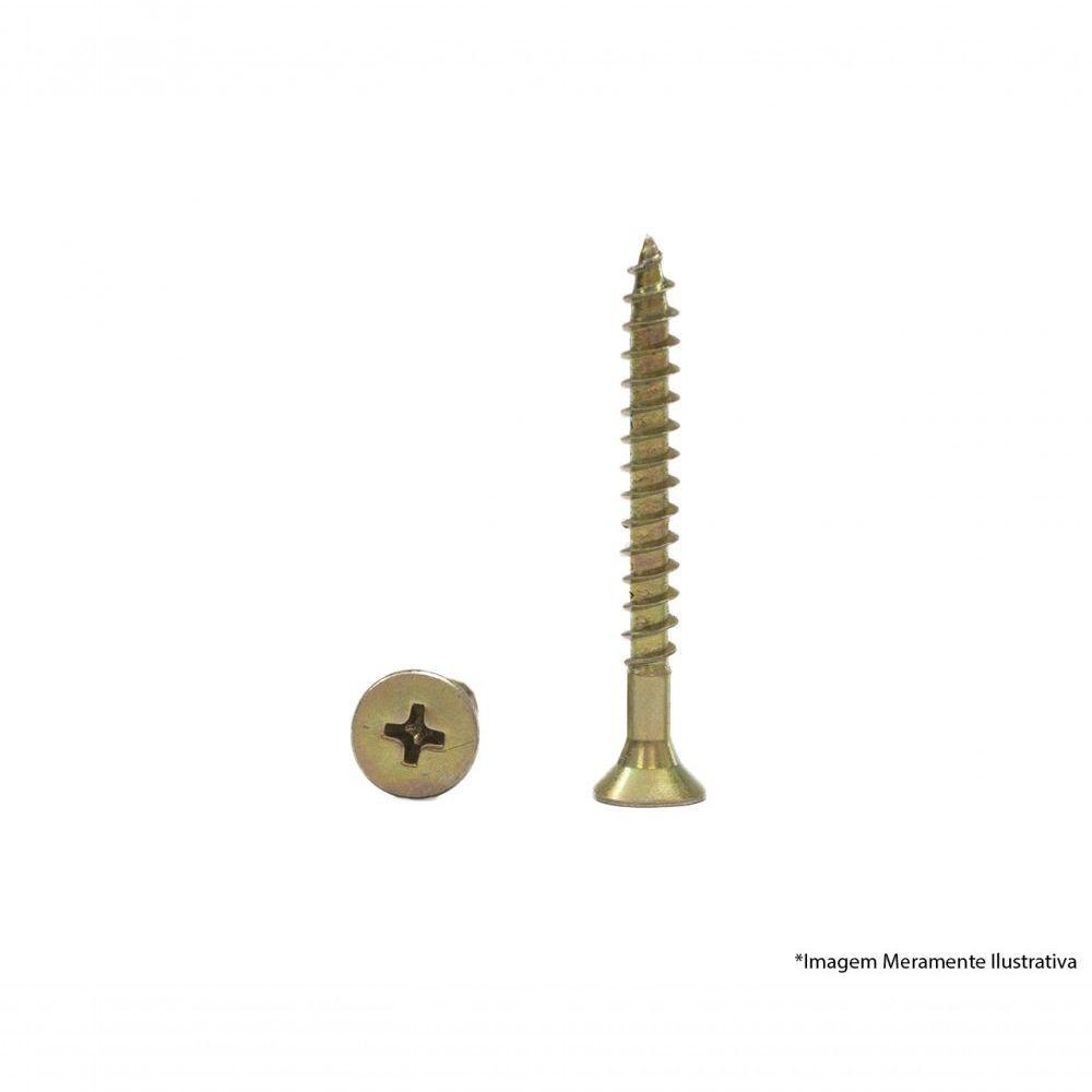 Parafuso Chipboard Chata 6,0X070 C/100Pç - 1