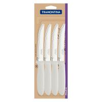Conjunto De Facas Para Churrasco Tramontina Ipanema Em Aço Inox E Cabo Branco 12 Peças Tramontina - 2