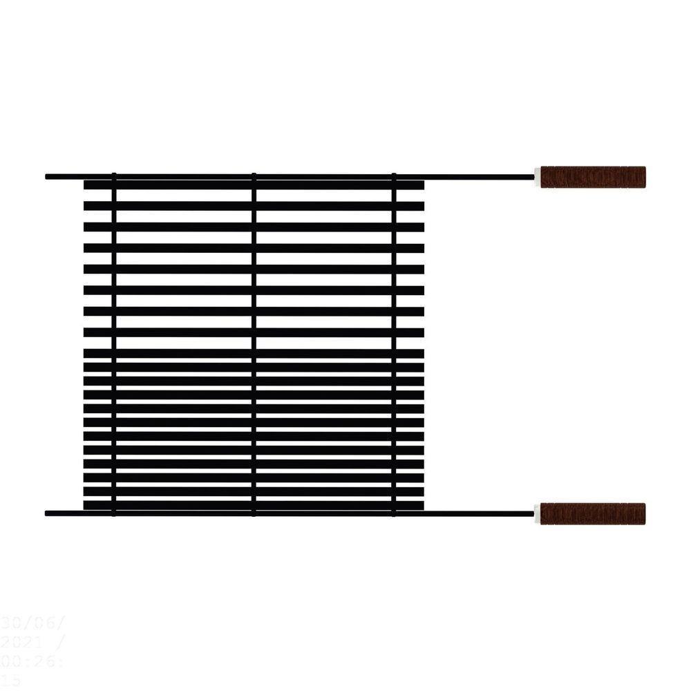 Grelha Tramontina Churrasco Black Em Aço Carbono Nitrocarbonetado Com Cabos De Madeira Tramontina - 4