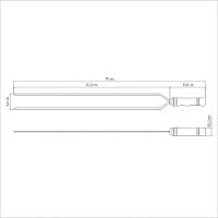 Espeto Duplo Para Churrasco Tramontina Com Lâmina Em Aço Inox E Cabo De Madeira 75 Cm Tramontina - 4