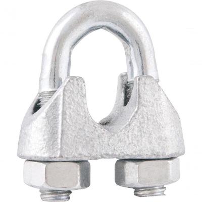 Clips P/ Cabo Aço 1/8" Leve Galv C/ 2 Pç Cart